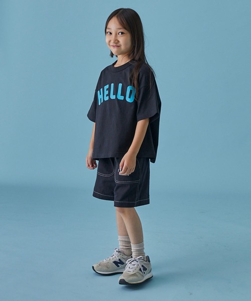 FOV(フォブ)の「フォブ HELLO Tシャツ(Tシャツ/カットソー・キッズ・ホワイト/グリーン/ブラック・XL/M/L/S)」の7枚目の写真