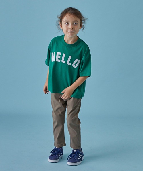 FOV(フォブ)の「フォブ HELLO Tシャツ(Tシャツ/カットソー・キッズ・ホワイト/グリーン/ブラック・XL/M/L/S)」の8枚目の写真