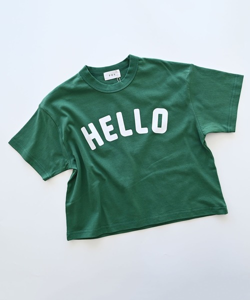 FOV(フォブ)の「フォブ HELLO Tシャツ(Tシャツ/カットソー・キッズ・ホワイト/グリーン/ブラック・XL/M/L/S)」の16枚目の写真
