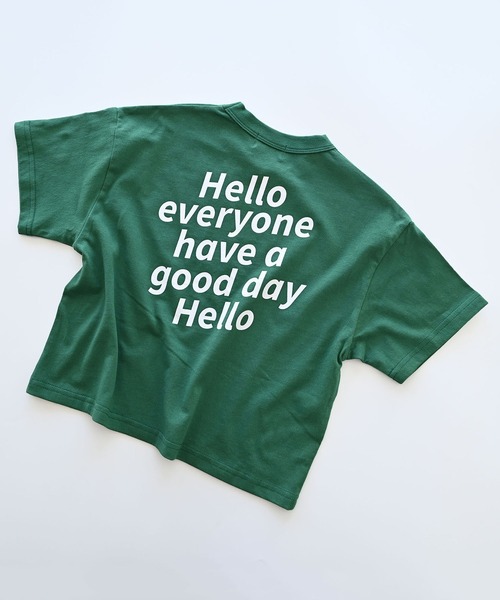 FOV(フォブ)の「フォブ HELLO Tシャツ(Tシャツ/カットソー・キッズ・ホワイト/グリーン/ブラック・XL/M/L/S)」の17枚目の写真
