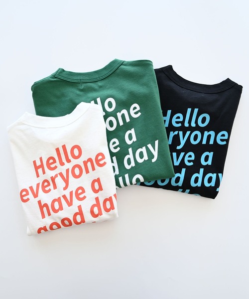 FOV(フォブ)の「フォブ HELLO Tシャツ(Tシャツ/カットソー・キッズ・ホワイト/グリーン/ブラック・XL/M/L/S)」の21枚目の写真