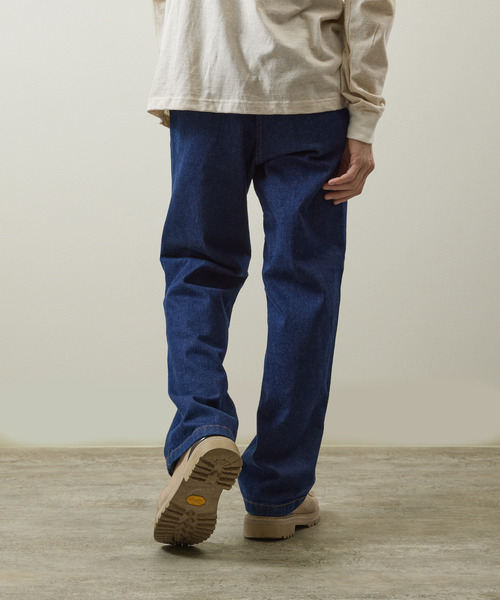 And A（アンドエー）の「Gramicci グラミチ / STRETCH DENIM REGULAR FIT PANT ストレッチデニムパンツ レギュラーフィットパンツ / GMP5-SJP13（デニムパンツ・メンズ・ライトインディゴブルー/ダークインディゴブルー/ワンウォッシュ・X-LARGE/LARGE/MEDIUM/SMALL）」の4枚目の写真