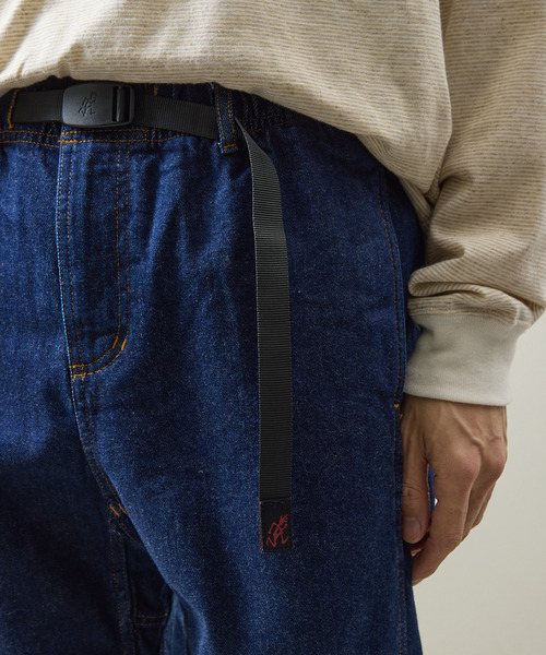 And A（アンドエー）の「Gramicci グラミチ / STRETCH DENIM REGULAR FIT PANT ストレッチデニムパンツ レギュラーフィットパンツ / GMP5-SJP13（デニムパンツ・メンズ・ライトインディゴブルー/ダークインディゴブルー/ワンウォッシュ・X-LARGE/LARGE/MEDIUM/SMALL）」の6枚目の写真