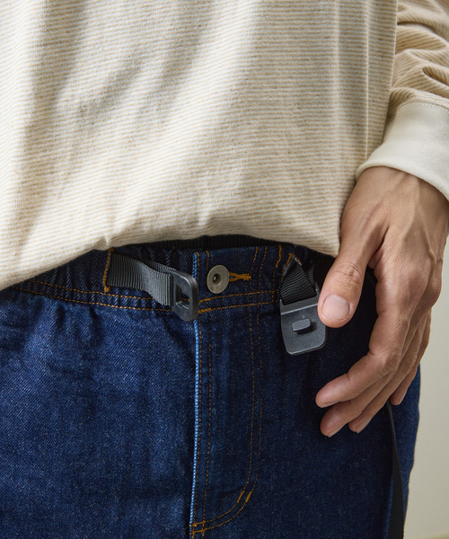 And A（アンドエー）の「Gramicci グラミチ / STRETCH DENIM REGULAR FIT PANT ストレッチデニムパンツ レギュラーフィットパンツ / GMP5-SJP13（デニムパンツ・メンズ・ライトインディゴブルー/ダークインディゴブルー/ワンウォッシュ・X-LARGE/LARGE/MEDIUM/SMALL）」の8枚目の写真