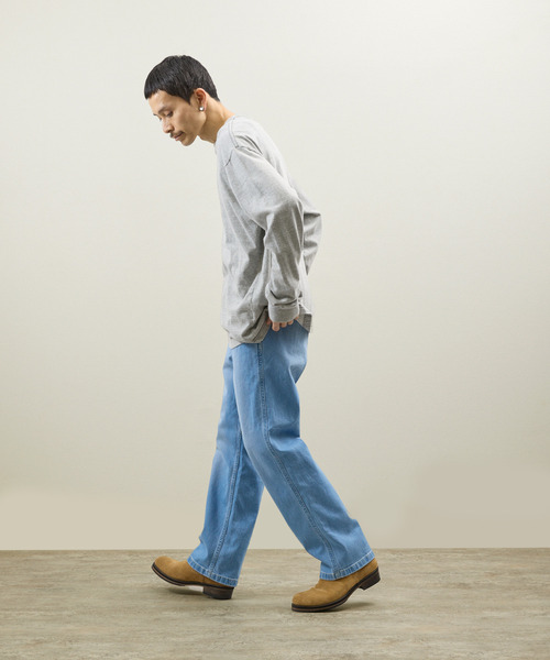 And A（アンドエー）の「Gramicci グラミチ / STRETCH DENIM REGULAR FIT PANT ストレッチデニムパンツ レギュラーフィットパンツ / GMP5-SJP13（デニムパンツ・メンズ・ライトインディゴブルー/ダークインディゴブルー/ワンウォッシュ・X-LARGE/LARGE/MEDIUM/SMALL）」の20枚目の写真