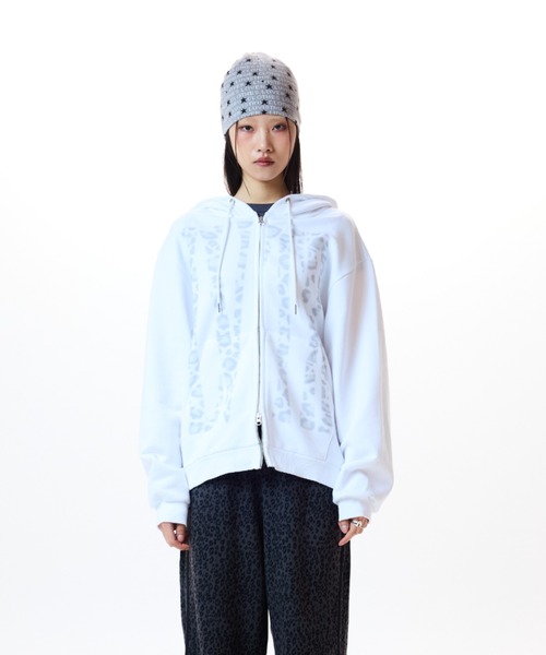 LUVISTRUE(ラヴイズトゥルー)の「LVTR HOOD ZIPUP(パーカー・レディース・ホワイト/その他・FREE)」の10枚目の写真