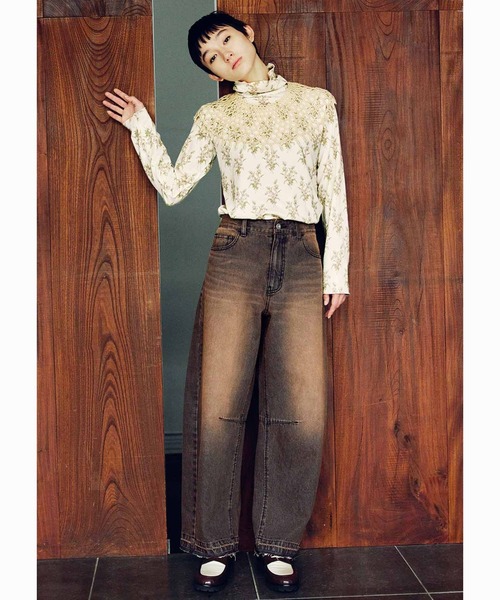 MEDE19F 履きこんだようなオーバーダイバルーンデニム