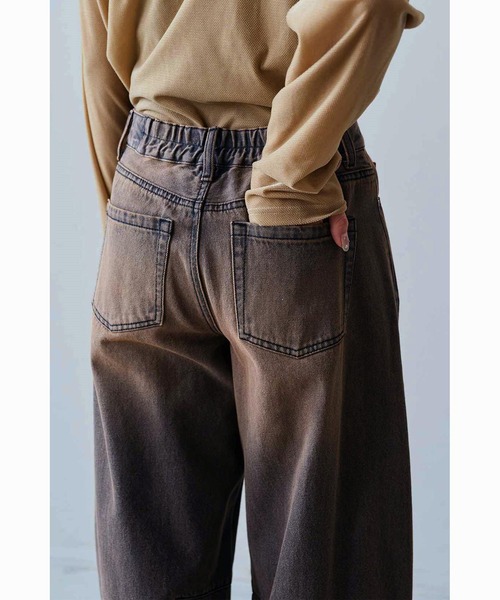 MEDE19F 履きこんだようなオーバーダイバルーンデニム
