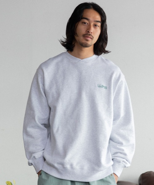 L.L.Bean(エルエルビーン)の「【日本限定】L.L.Bean スミスフィールド・クルーネック・スウェットシャツ(スウェット・メンズ・グレー/キナリ・M/L/XL)」の2枚目の写真