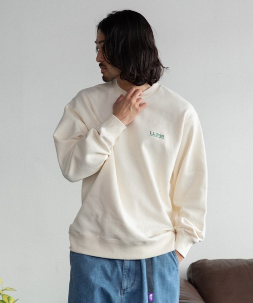 L.L.Bean(エルエルビーン)の「【日本限定】L.L.Bean スミスフィールド・クルーネック・スウェットシャツ(スウェット・メンズ・グレー/キナリ・M/L/XL)」の6枚目の写真