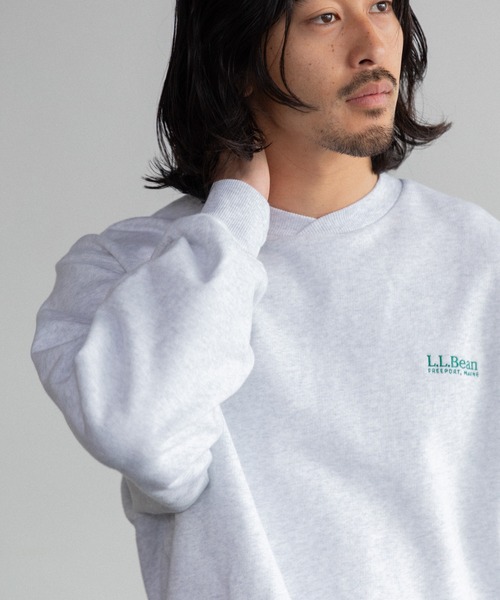L.L.Bean(エルエルビーン)の「【日本限定】L.L.Bean スミスフィールド・クルーネック・スウェットシャツ(スウェット・メンズ・グレー/キナリ・M/L/XL)」の17枚目の写真