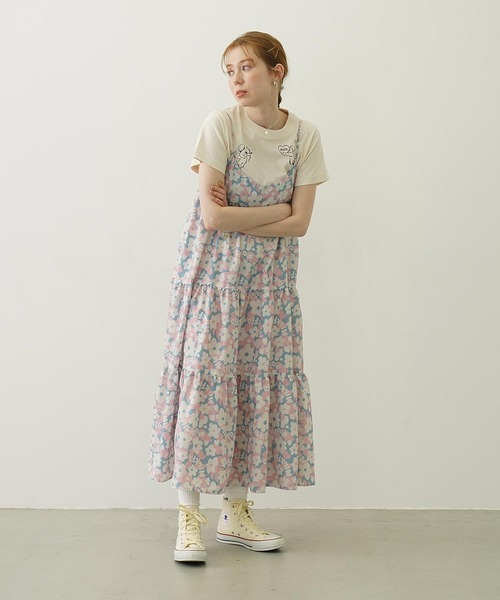 MILKFED.(ミルクフェド)の「ANGEL COMPACT S/S TEE(Tシャツ/カットソー・レディース・チャコール/ライトパープル/オフホワイト・S/M)」の16枚目の写真