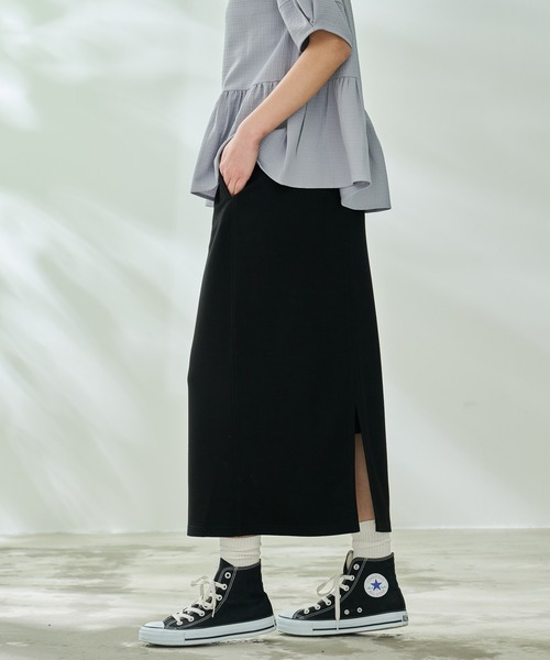 Arnold Palmer(アーノルドパーマー)の「ハイストレッチ ナロー スカート(スカート・レディース・ライトベージュ/ブラック・L/M/S)」の13枚目の写真