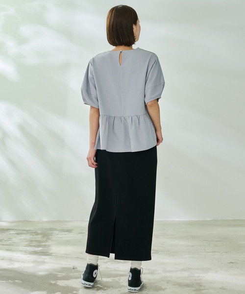 Arnold Palmer(アーノルドパーマー)の「ハイストレッチ ナロー スカート(スカート・レディース・ライトベージュ/ブラック・L/M/S)」の8枚目の写真