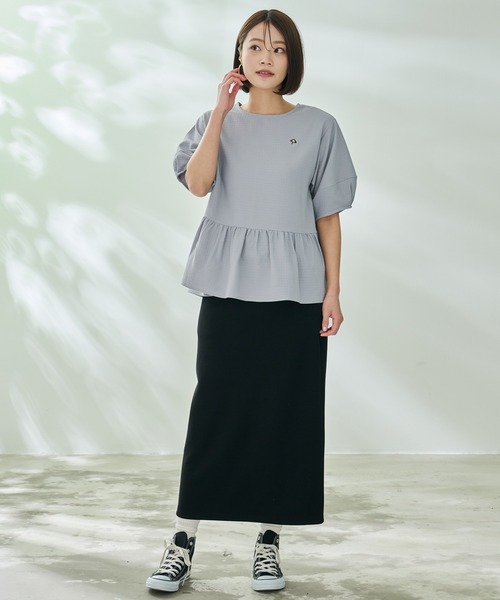 Arnold Palmer(アーノルドパーマー)の「ハイストレッチ ナロー スカート(スカート・レディース・ライトベージュ/ブラック・L/M/S)」の5枚目の写真