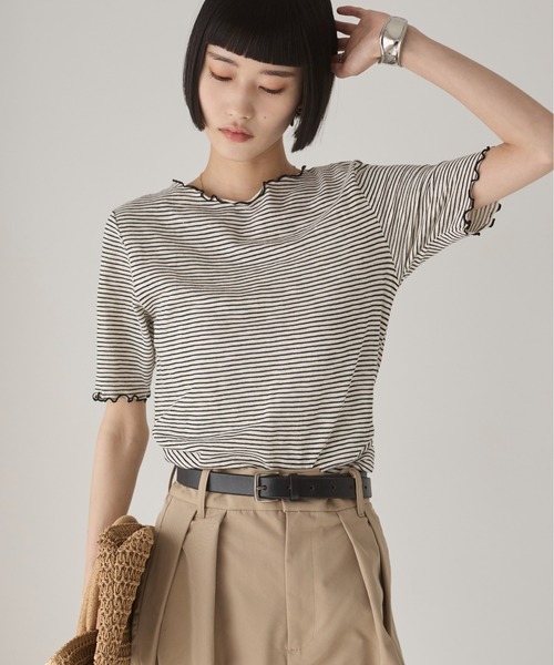 Chinatsu Aoyama トップス ボーダー メロウ Chinatsu Aoyama トップス ボーダー メロウ Chinatsu Aoyama