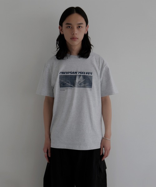リアン テラヘルツ×ラジウムTシャツ セール】ロゴプリントcrevisT（T