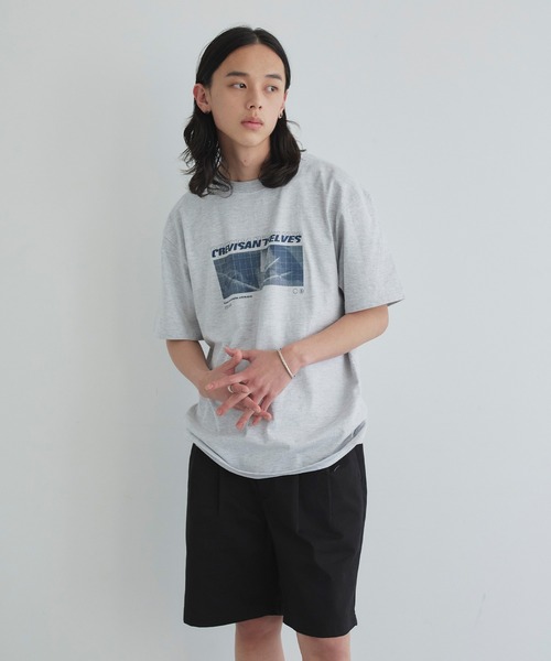LIAN(リアン)の「ロゴプリントcrevisT(Tシャツ/カットソー・レディース・ピンク/ネイビー/グレー/オフホワイト・0/1)」の19枚目の写真