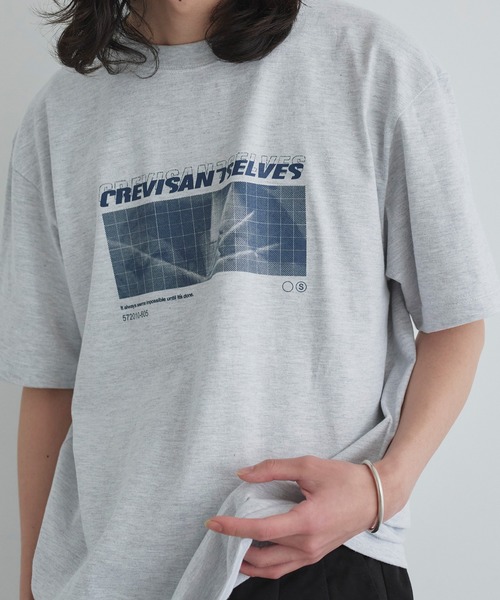 LIAN(リアン)の「ロゴプリントcrevisT(Tシャツ/カットソー・レディース・ピンク/ネイビー/グレー/オフホワイト・0/1)」の22枚目の写真