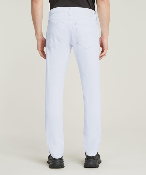 G-STAR(ジースター)の「3301 SLIM JEANS/ダメージ加工ベーシックスリムテーパードジーンズ(デニムパンツ・メンズ・ホワイト系その他・28/30/30/30/31/30/32/30/33/30/34/30/29/32/31/32/32/32/34/32)」の6枚目の写真