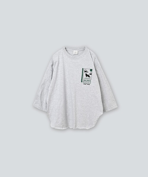 kha:ki(カーキ)の「「KHA:KI / カーキ」 7TH TEE -TRAILBRAZE- 7TH TEE -TRAILBRAZE-(Tシャツ/カットソー・レディース・アッシュグレー/ホワイト・1)」の19枚目の写真