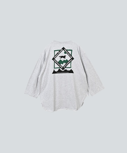 kha:ki(カーキ)の「「KHA:KI / カーキ」 7TH TEE -TRAILBRAZE- 7TH TEE -TRAILBRAZE-(Tシャツ/カットソー・レディース・アッシュグレー/ホワイト・1)」の20枚目の写真