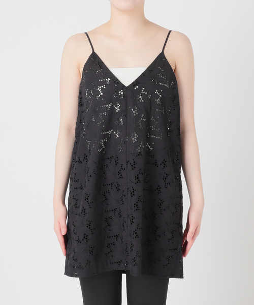 TICCA（ティッカ）の「別注【TICCA / ティッカ】フラワーレースキャミ（シャツ/ブラウス・レディース・ブラック/ブラウン・FREE）」の15枚目の写真