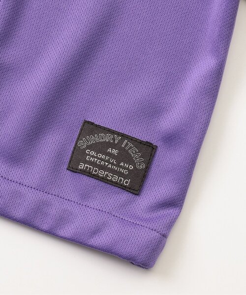 Ampersand（アンパサンド）の「【UVカット/ジュニア対応】プールサイドブルゾン（ラッシュガード・キッズ・ネイビー/パープル/ブラウン/アイボリー・80/90/100/110/120/130/140）」の15枚目の写真