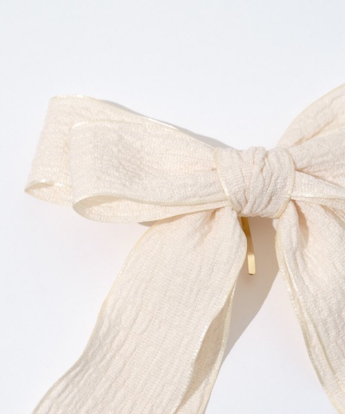 flower（フラワー）の「セーラーリボンピン（ヘアピン・レディース・ブラック/ホワイト・FREE）」の4枚目の写真