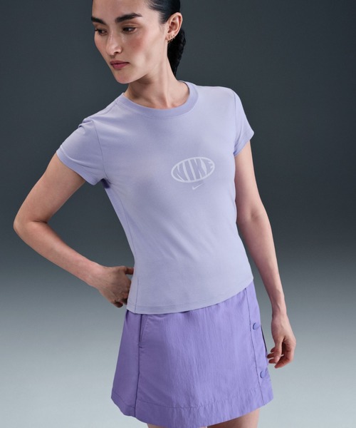 売れ筋商品|||ナイキ カットソー トップス レディース Women's   Sportswear   T-Shirt Lilac Ice Nike Sportswear Essential Women's T-Shirt Purple FD4149-533