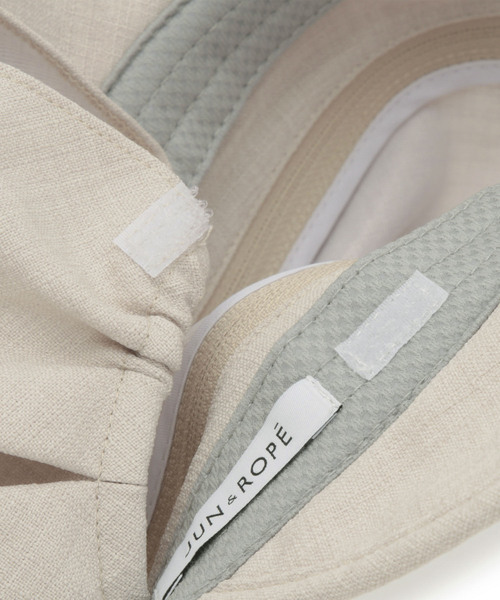 JUN&ROPE'(ジュンアンドロペ)の「3WAY UVハット(ハット・レディース・ブラック/ネイビー/ベージュ/ホワイト・FREE)」の5枚目の写真