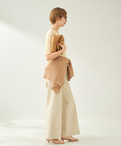 ニット セーター whisper rib sheer プルオーバー レディース plage ニット セーター whisper rib sheer プルオーバー