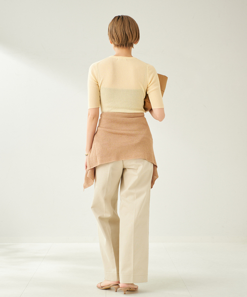 TAILOR COLLAR RIB プルオーバー（ニット／セーター）｜Plage