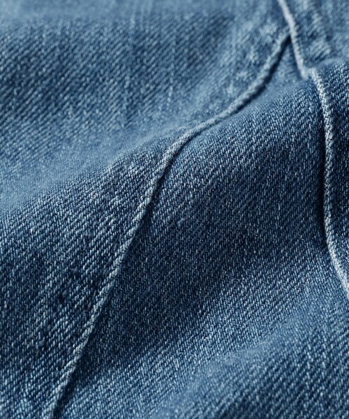 B:MING by BEAMS（ビーミングバイビームス）の「綿麻 デニム スカート（S～M）（デニムスカート・レディース・ホワイト系その他5/インディゴブルー/ライトブルー・SMALL/MEDIUM）」の4枚目の写真