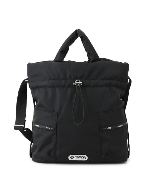 OUTDOOR PRODUCTS(アウトドアプロダクツ)の「【OUTDOOR PRODUCTS meet j.n.r.d】別注/2WAYドローストリングバッグ(ショルダーバッグ・メンズ・カーキ/ブラック/ブラウン・FREE)」の15枚目の写真