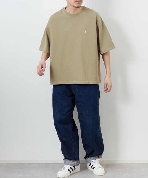 tシャツ 「GYMPHLEX/ジムフレックス」 ワンポイントロゴ刺繍 クルーネックTシャツ レディース メンズ GYMPHLEX tシャツ GYMPHLEX/ジムフレックス 刺繍ショート