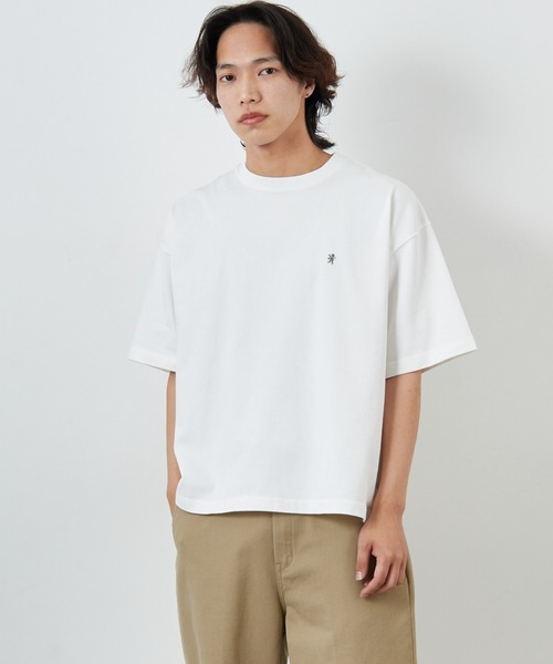 tシャツ 「GYMPHLEX/ジムフレックス」 ワンポイントロゴ刺繍 クルーネックTシャツ レディース メンズ GY-C0446COM]Gymphlex(ジムフレックス)S/S T-SHIRT レディース