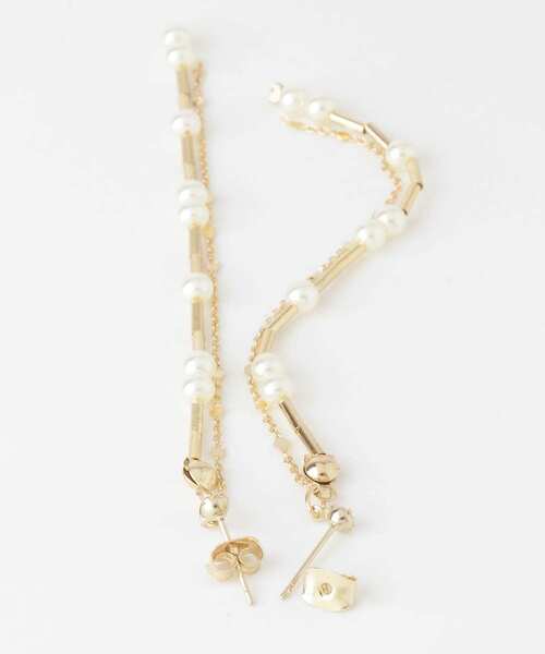 URBAN RESEARCH Sonny Label（アーバンリサーチサニーレーベル）の「スウィングパールピアス（ピアス（両耳用）・レディース・ゴールド/シルバー・ONE）」の9枚目の写真