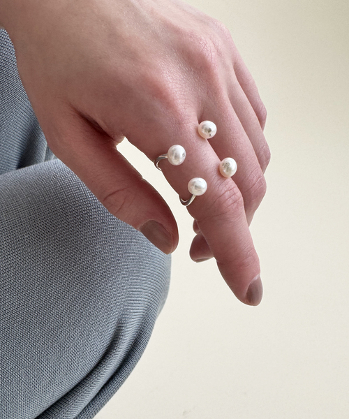 アクセサリー SASKIA DIEZ 4PEARL RING セール】【SASKIA DIEZ/サスキア ディツ】4 PEARL RING（リング