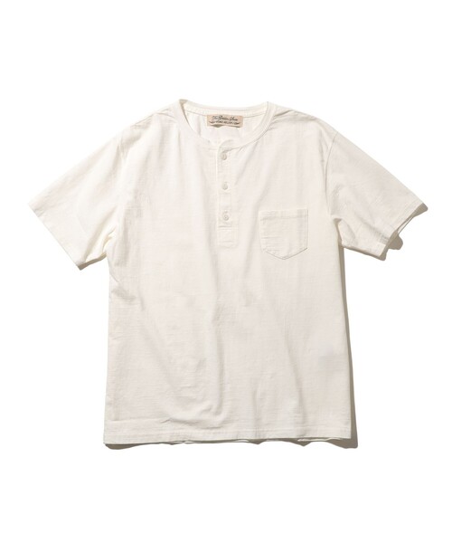 別注】REMI RELIEF / Henley Neck Pocket T-shirt（Tシャツ/カットソー