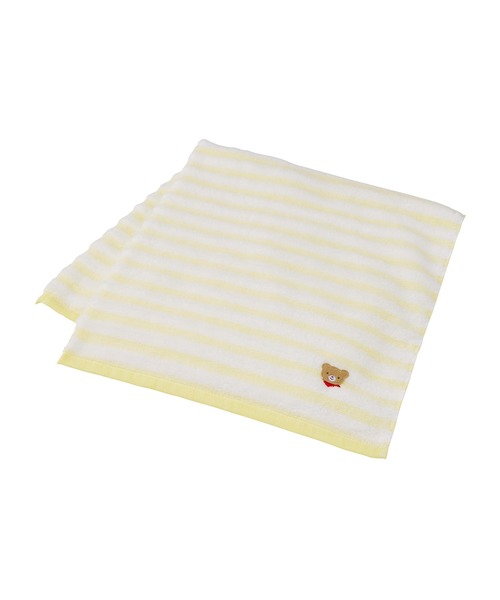 MIKI HOUSE（ミキハウス）の「■ボーダーバスタオル【ギフトBOX入り】（ベビーギフト・キッズ・ピンク/イエロー/ブルー・ONE SIZE）」の16枚目の写真