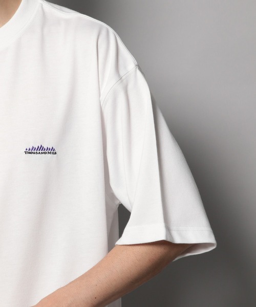 THOUSAND MILE（サウザンドマイル）の「【THOUSAND MILE(サウザンドマイル)】別注ドローコード半袖Tシャツ（Tシャツ/カットソー・メンズ・ホワイト/グリーン/ブラック・MEDIUM/LARGE）」の18枚目の写真