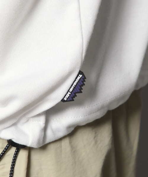 THOUSAND MILE（サウザンドマイル）の「【THOUSAND MILE(サウザンドマイル)】別注ドローコード半袖Tシャツ（Tシャツ/カットソー・メンズ・ホワイト/グリーン/ブラック・MEDIUM/LARGE）」の20枚目の写真