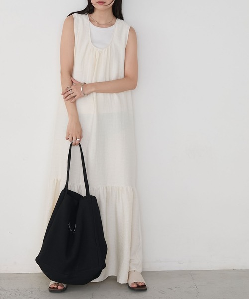 MAISON BENGAL(マイソンベンガル)の「【forksy.】【Maison Bengal】メゾンベンガル ジュート ロゴ刺繍 ビッグトートバッグ(トートバッグ・レディース・ナチュラル/ブラック/グリーン・FREE)」の17枚目の写真