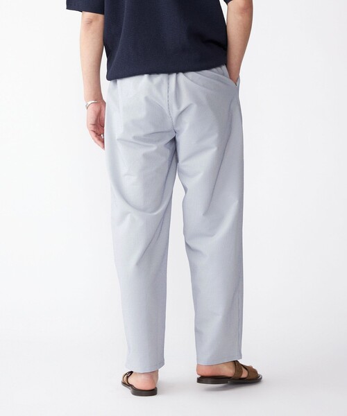 SHIPS（シップス）の「SHIPS: COOLMAX(R) シアサッカー ピンタック ワイド パンツ（その他パンツ・メンズ・ブルー/ブラウン/ネイビー・SMALL/MEDIUM/LARGE/X-LARGE）」の12枚目の写真