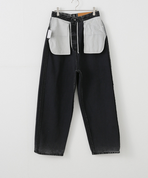 セール】【INSCRIRE /アンスクリア】Color Denim Balloon Pants