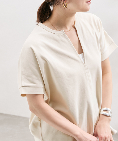 セール】抗菌防臭ドライポンチスキッパー(Tシャツ/カットソー セール】抗菌防臭ドライポンチスキッパー(Tシャツ/カットソー