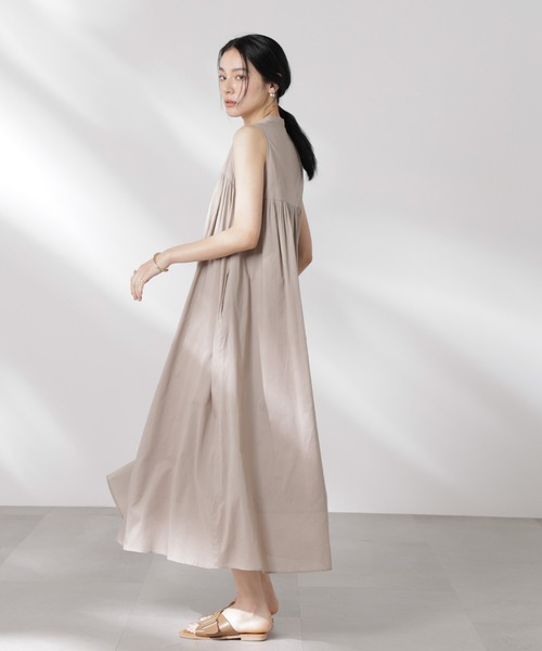 セール】made in india コットンノースリーブワンピース（ワンピース