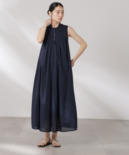 セール】made in india コットンノースリーブワンピース（ワンピース