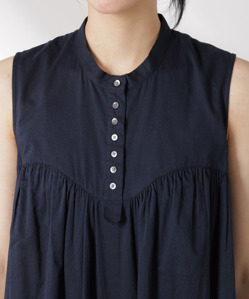 セール】made in india コットンノースリーブワンピース（ワンピース